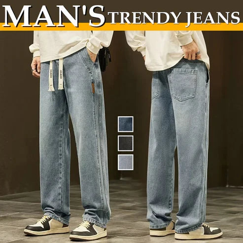 💥HOT SALE 50% OFF🎁Men's Loose Straight Jeans  💥HOT SALE 50% OFF🎁Men's Loose Straight Jeans