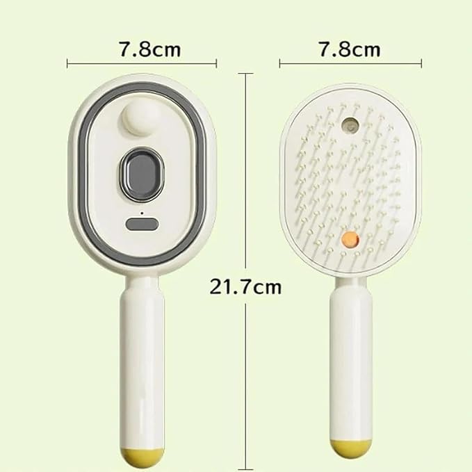 2026 New Electric Steam Brush, Electric Steam Brushs for Hair, Rechargeable Steam Hair Straightener, Detangling Steams Brush, Reduce Frizz, Nourishes Hairs, Anti-Static