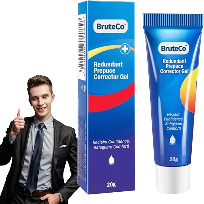 Bruteco Redundant Prepuce Corrective Gel, Bruteco Corrective Gel, Prepuce Corrective Gel, Corrective Gel, Suitable for Men's Health, Excessive Preparation Correction