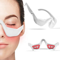 NANSIKE Under Eye Red Light Therapy Glasses, with Eye Massage for Dark Circles, Eye Bags and Eye Wrinkle Elimination
