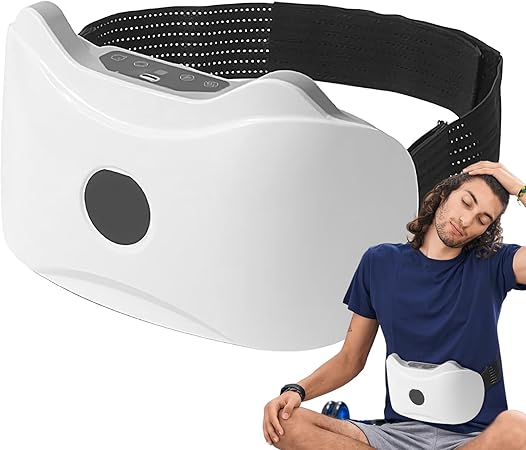 Abdominal Massager, Vibration Belt Waist Trainer, 9.84x5.51x2.76 inches Safe Fat Burner, Wireless with 3 Modes Design, Body Sculpting Massager for Home Gym, Recovery, Relaxation