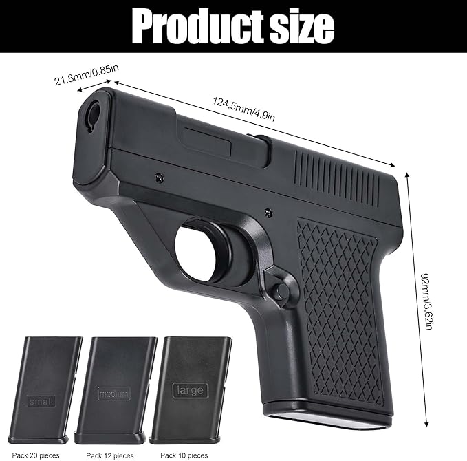 Lighter Gun with Cigarette Cases, Windproof Lighter, Jet Lighter, Refillable Butane Gas, Cool Windproof Jet Shape