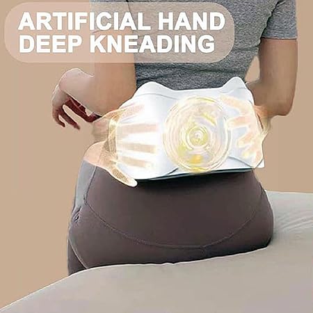 Abdominal Massager, Vibration Belt Waist Trainer, 9.84x5.51x2.76 inches Safe Fat Burner, Wireless with 3 Modes Design, Body Sculpting Massager for Home Gym, Recovery, Relaxation