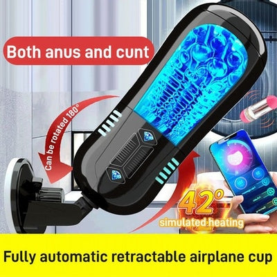 [Discreet Shipping]💥Champion Trainer! Dive into yourself more pleasure , fun , enjoy with Fully Automatic Retractable Sucking Heated Decompression Cup