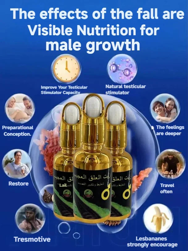 【Effect in one second】 leech essential oil for male enlargement (pack of 3 )