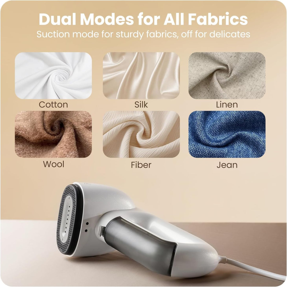 ✨HOT SALE 50% OFF ✨2025 Neakasa Magic 1 Vacuum Steamer, Handheld Travel Garment Steamer for Clothes, 2300Pa Suction, Steam Iron 2 in 1 (For 110-120V Use)(2 𝐘𝐞𝐚𝐫𝐬 𝐖𝐚𝐫𝐫𝐚𝐧𝐭𝐲)