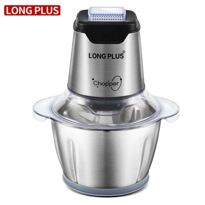 Electric Grinder 2L Stainless Steel Electric Meat Chopper Food Processor Machine for Meat, Vegetables, Fruits and Nuts Fruit Mixer Nuts Grinder Blender Fillings Maker
