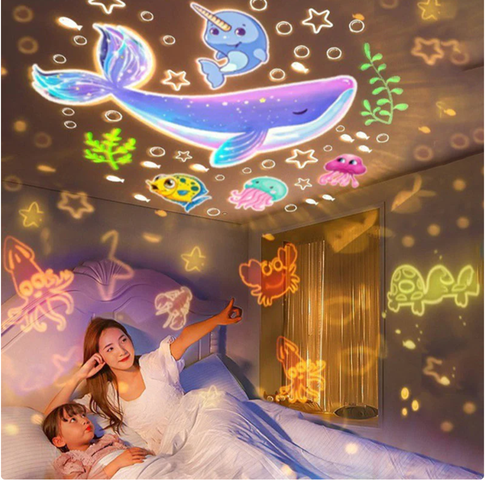 Star projector night light