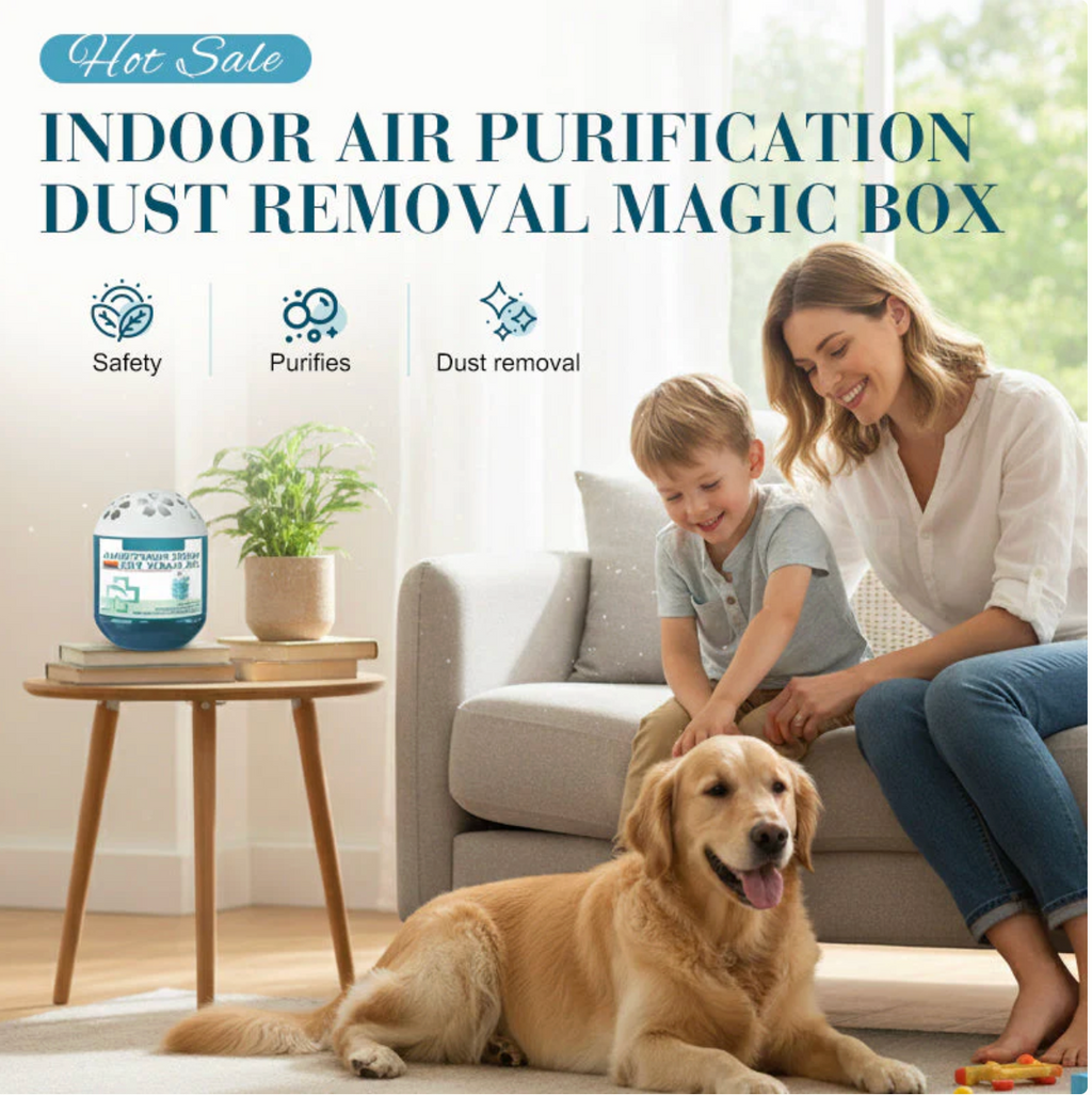🔥2026 New Collection -(pack of 3)  Limited-Time Offer⏰Indoor Air Purification Dust Removal Magic Box🏠Bringing health to the family.👵👶