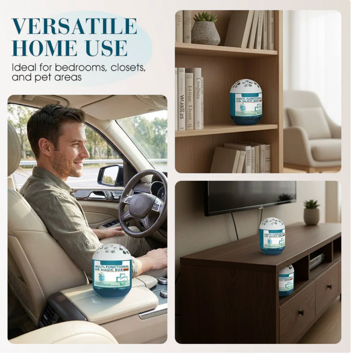 🔥2026 New Collection -(pack of 3)  Limited-Time Offer⏰Indoor Air Purification Dust Removal Magic Box🏠Bringing health to the family.👵👶