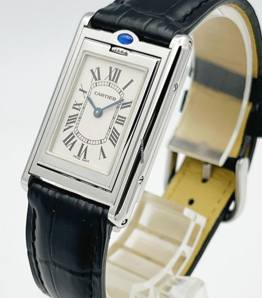 ⏳Time-limited Special⌛ Rare Vintage 90s Two-Tone Cartier Tank Reverso Quartz Watch