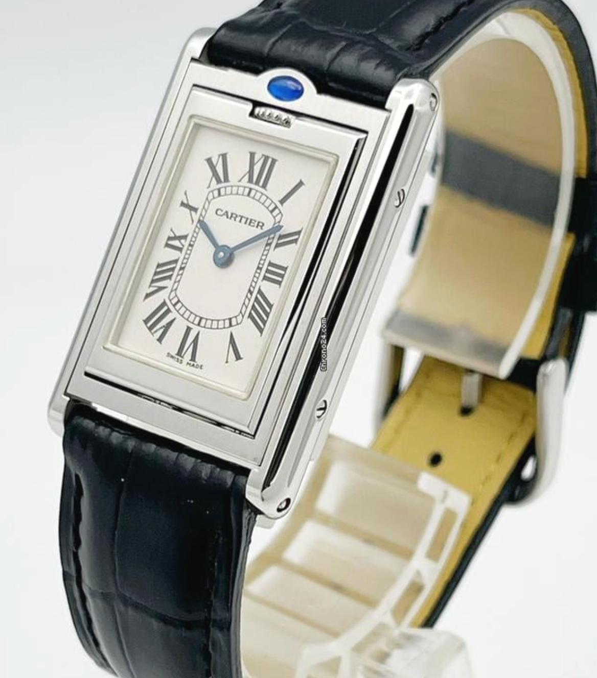 ⏳Time-limited Special⌛ Rare Vintage 90s Two-Tone Cartier Tank Reverso Quartz Watch
