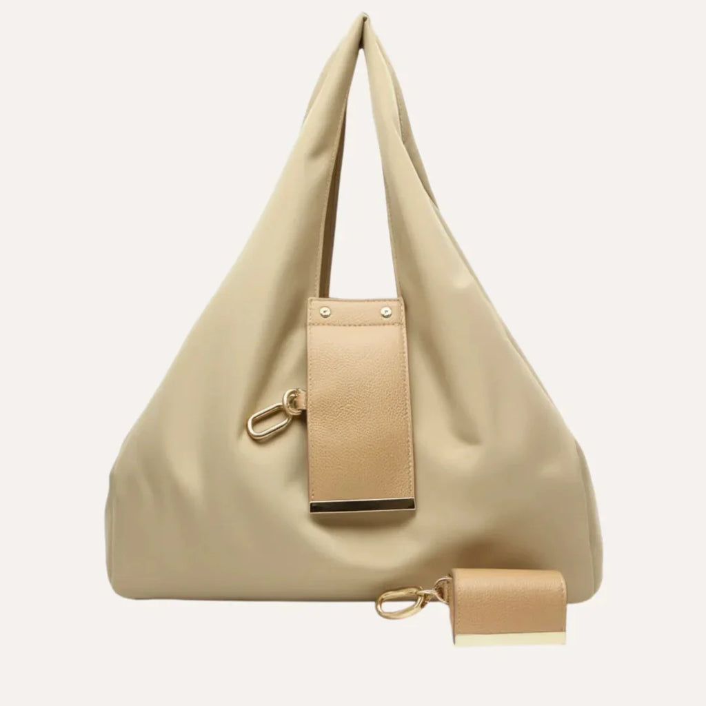 Mini Keychain Tote Bag Large Capacity Lightweight Foldable Shopping Bag Keychain Key Ring Expandable Reusable Tote Bag