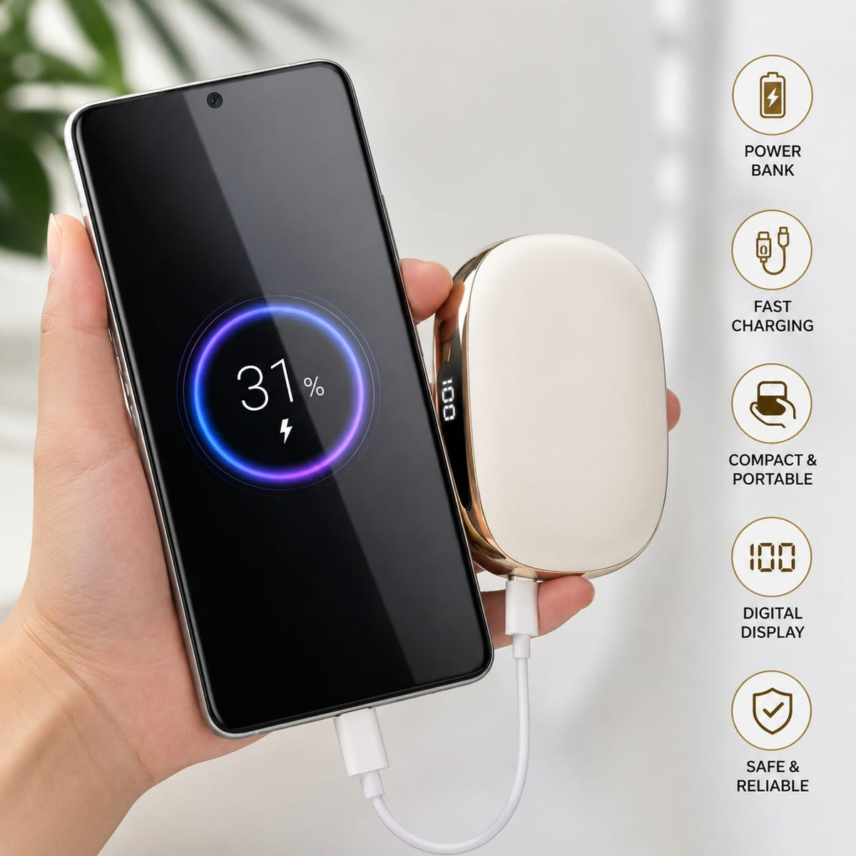 💥HOT SALE 50% VIRAL PRODUCT 6-in-1 Wireless Earbuds & Power Bank