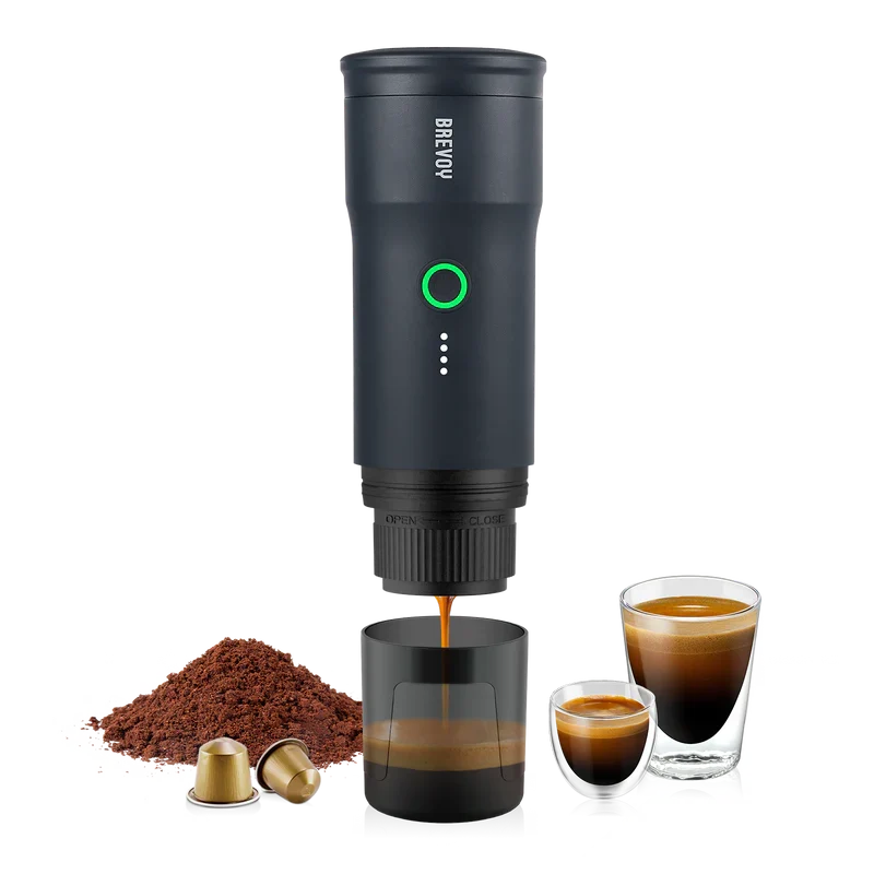 Portable Espresso Maker - Camping Green & More
