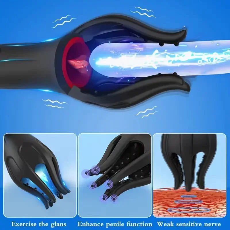 LAST DAY -80% OFF 👌【Discreet Delivery】👑Vibrating Penis  Men'Health Trainer 3-in-1 (Free 3 packs of lubricant)