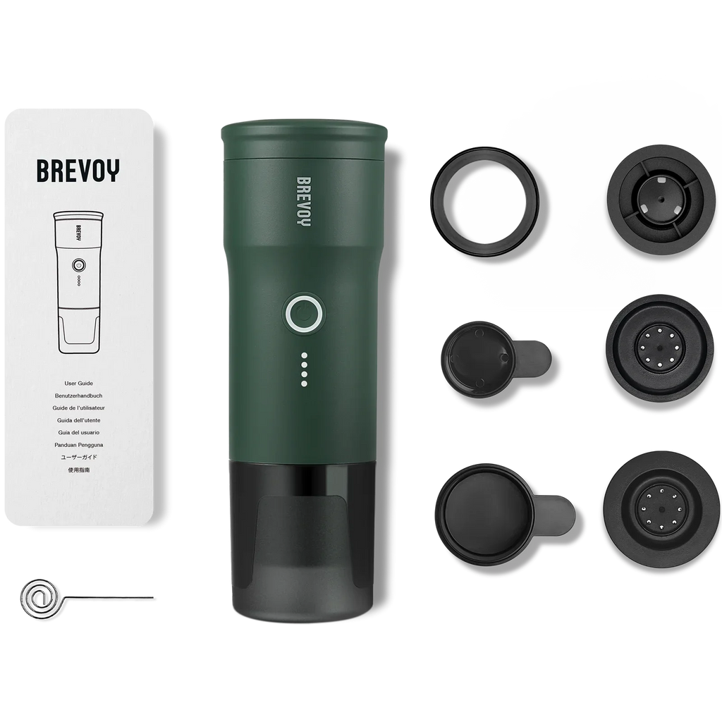 Portable Espresso Maker - Camping Green & More